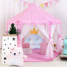 Load image into Gallery viewer, Baby toy Tent Portable Folding Prince Princess Tent Children Castle Play House Kid Gift Outdoor Beach barraca infantil gifts