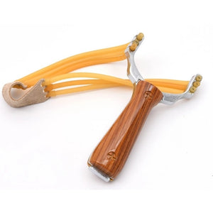Outdoor Games Hunt Catapult Rubber Band Toys Sling Shot Sports Games Slingshot Aluminium Catapult Marble Hunting Camouflage Bows