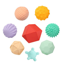 Load image into Gallery viewer, Baby Touch Hand Ball Toys Rubber Textured Touch Ball Hand Sensory Children Ball Toys Bath Hand Ball Toy For Children