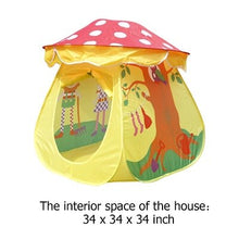 Load image into Gallery viewer, Kid Tent House Cartoon Chicken Kids Hang Flag Tent Baby Play House Princess Castle Present Hang Flag Children Tent Play