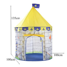 Load image into Gallery viewer, Kid Tent House Cartoon Chicken Kids Hang Flag Tent Baby Play House Princess Castle Present Hang Flag Children Tent Play