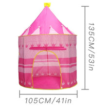 Load image into Gallery viewer, Kid Tent House Cartoon Chicken Kids Hang Flag Tent Baby Play House Princess Castle Present Hang Flag Children Tent Play