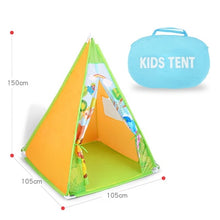 Load image into Gallery viewer, Kid Tent House Cartoon Chicken Kids Hang Flag Tent Baby Play House Princess Castle Present Hang Flag Children Tent Play