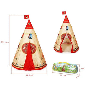 Kid Tent House Cartoon Chicken Kids Hang Flag Tent Baby Play House Princess Castle Present Hang Flag Children Tent Play